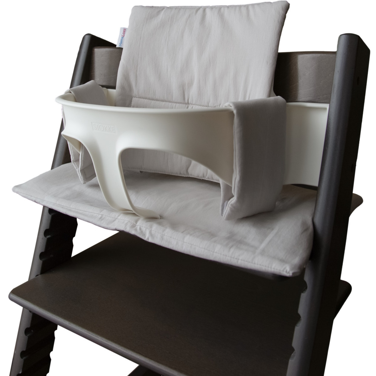 MamaLoes Grijs Meegroei Stoelverkleiner