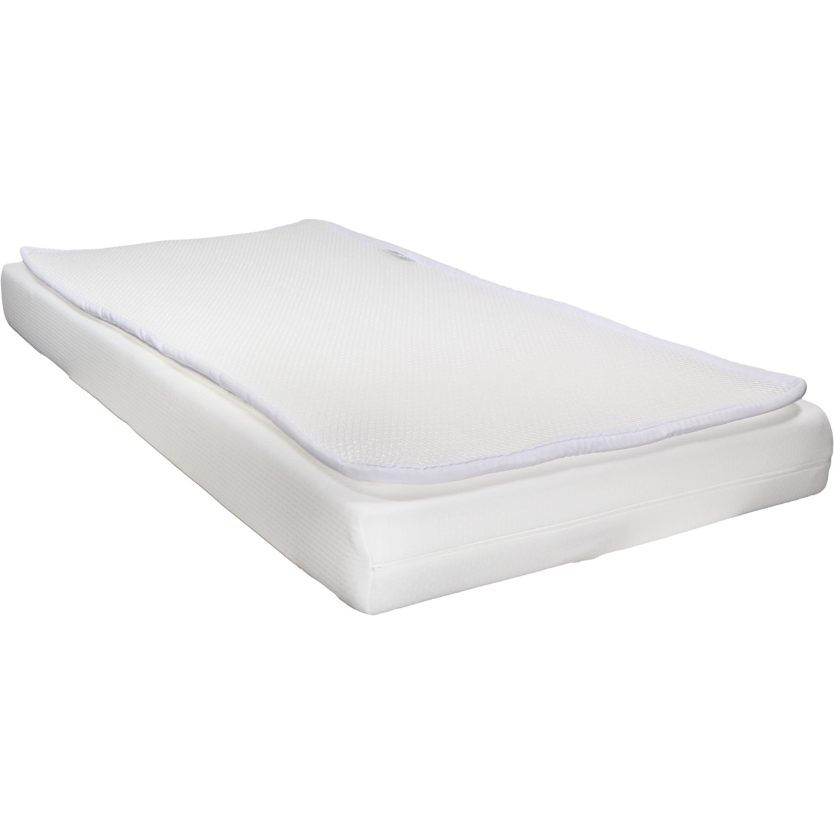 MamaLoes James 60x120cm Ledikantmatras + Luchtdoorlatende Topper
