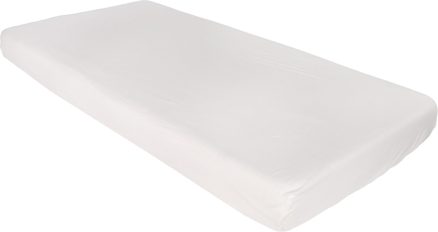 MamaLoes Jersey Wit 60 x 120 cm Ledikant Hoeslaken