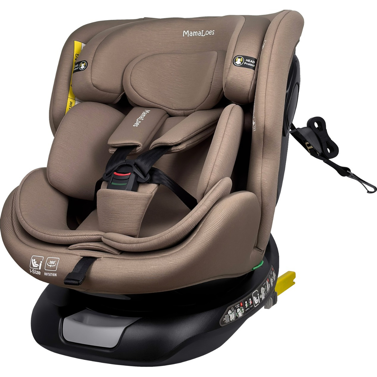 MamaLoes Joah Sand 40-150 cm 360° i-Size Autostoel