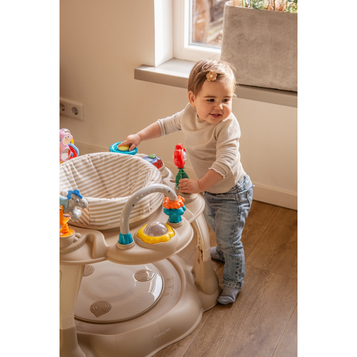 MamaLoes Jolly Beige Activity Center