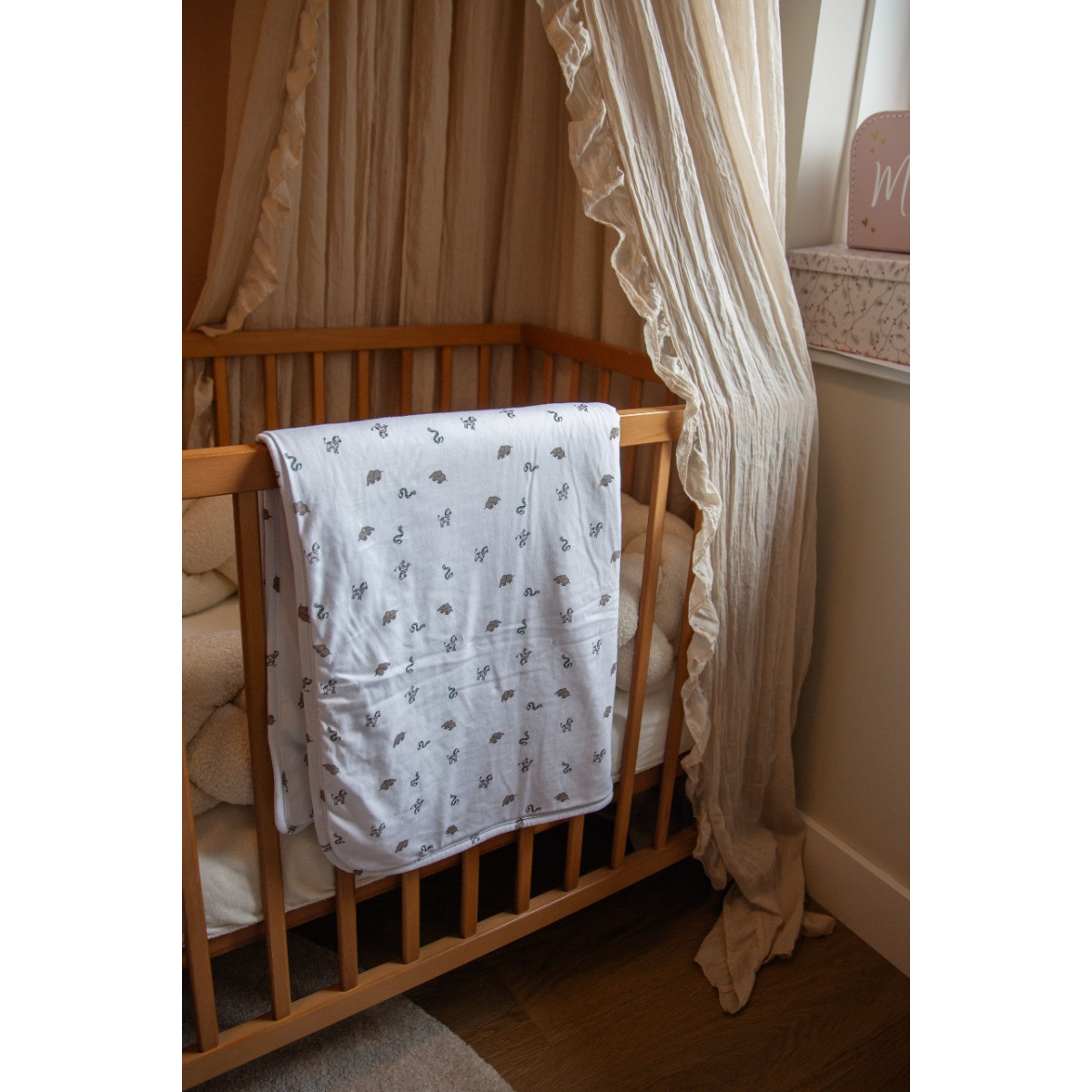 MamaLoes Jungle Fleece 70x90cm Babydeken