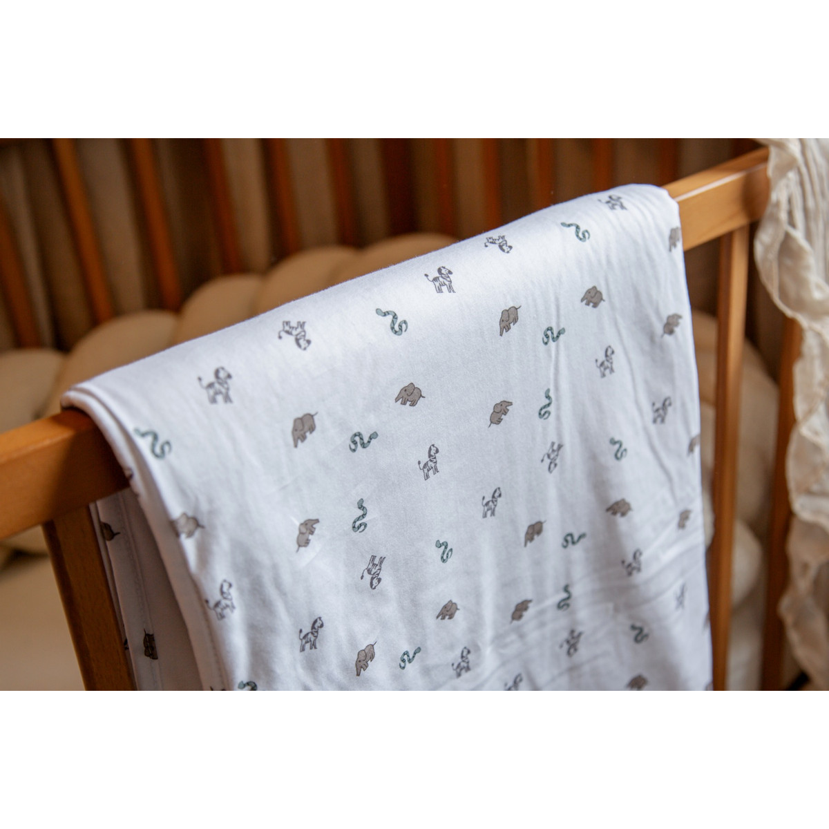 MamaLoes Jungle Fleece 70x90cm Babydeken
