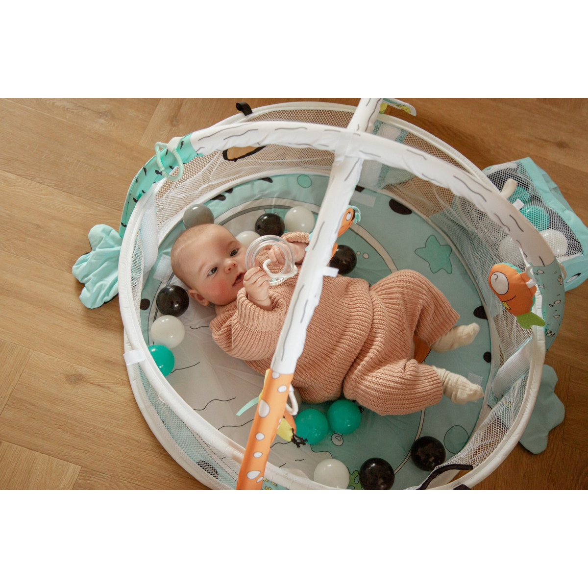 MamaLoes Kikker 3-in-1 Speelkleed/Ballenbak