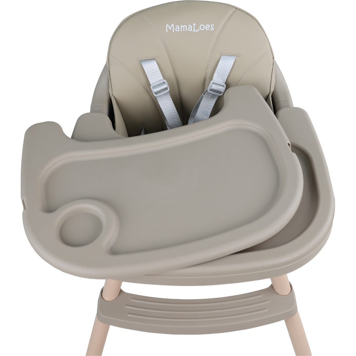 MamaLoes Lily Taupe Kinderstoel