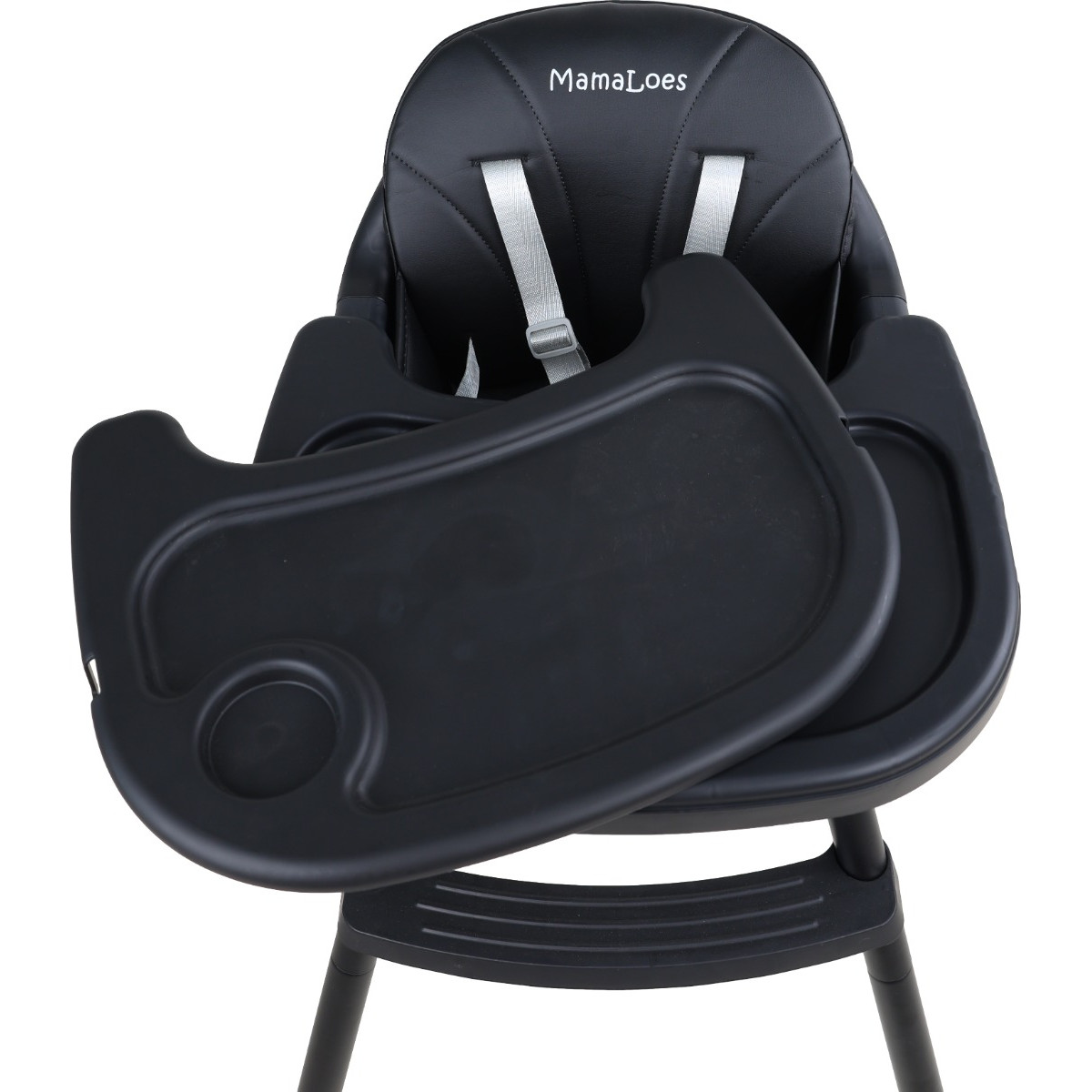 MamaLoes Lily Zwart Kinderstoel