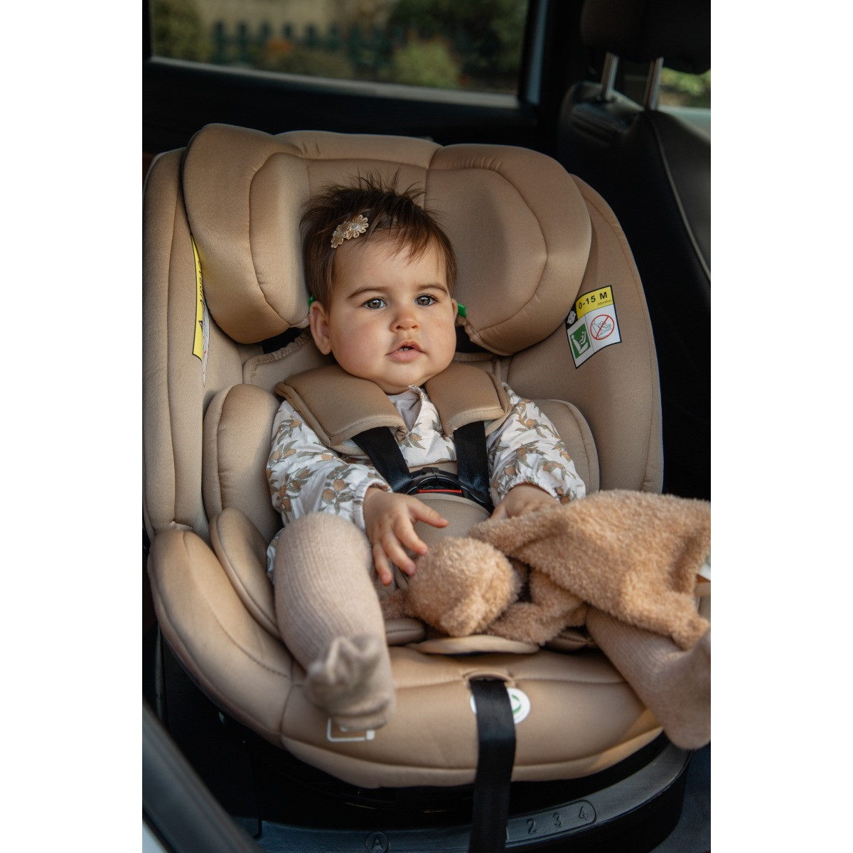 Mamaloes Lio Zwart 40-150 cm 360° i-Size Autostoel