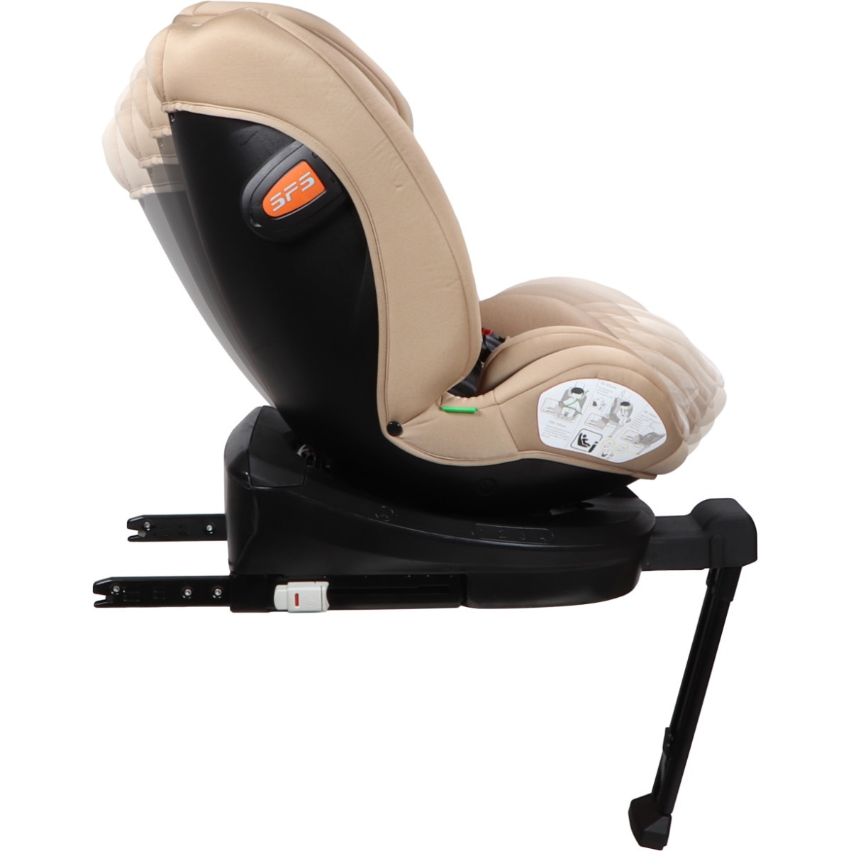 Mamaloes Lio Nougat 40-150 cm 360° i-Size Autostoel