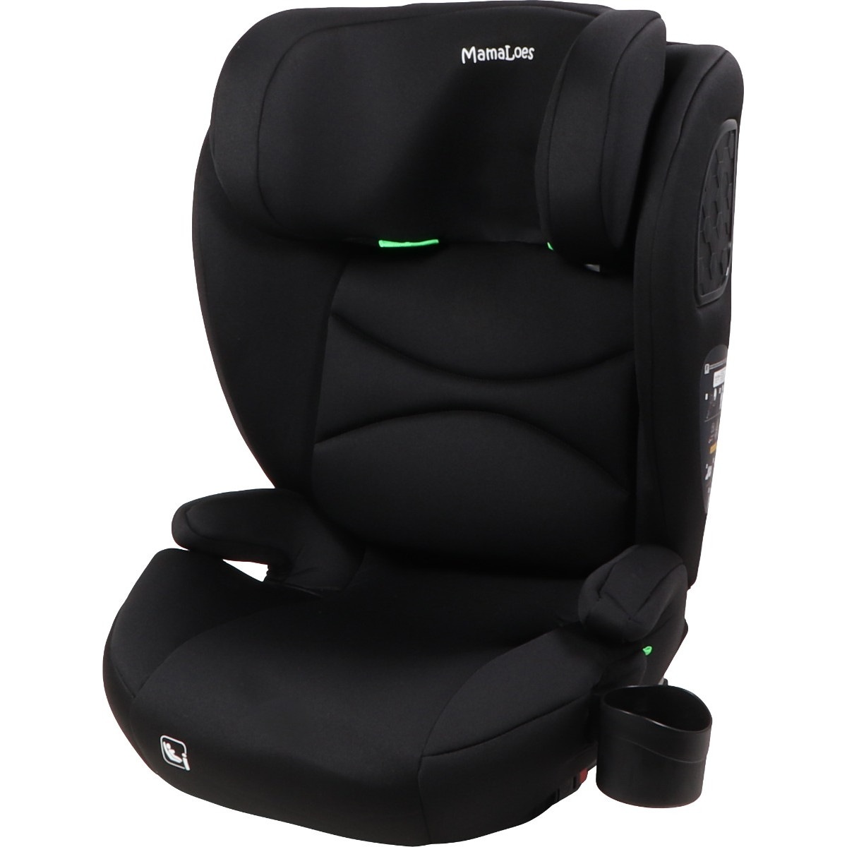 MamaLoes Liv Zwart 100-150 cm i-Size Autostoel