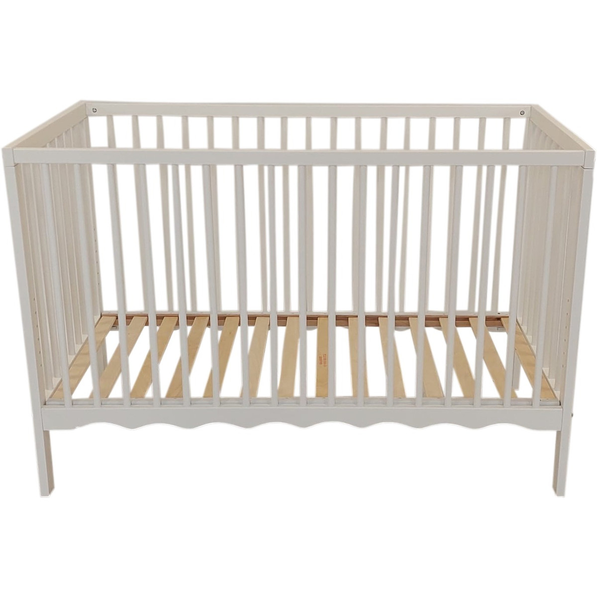MamaLoes Luno Wave Wit 60 x 120 cm Ledikant