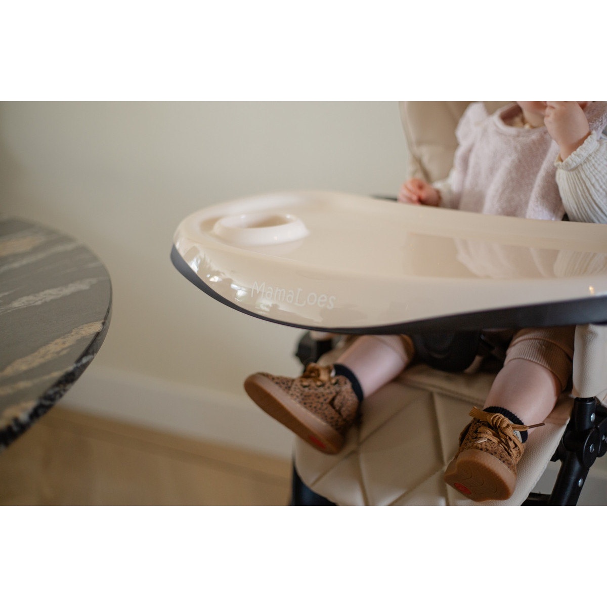 MamaLoes Mason Beige Kinderstoel