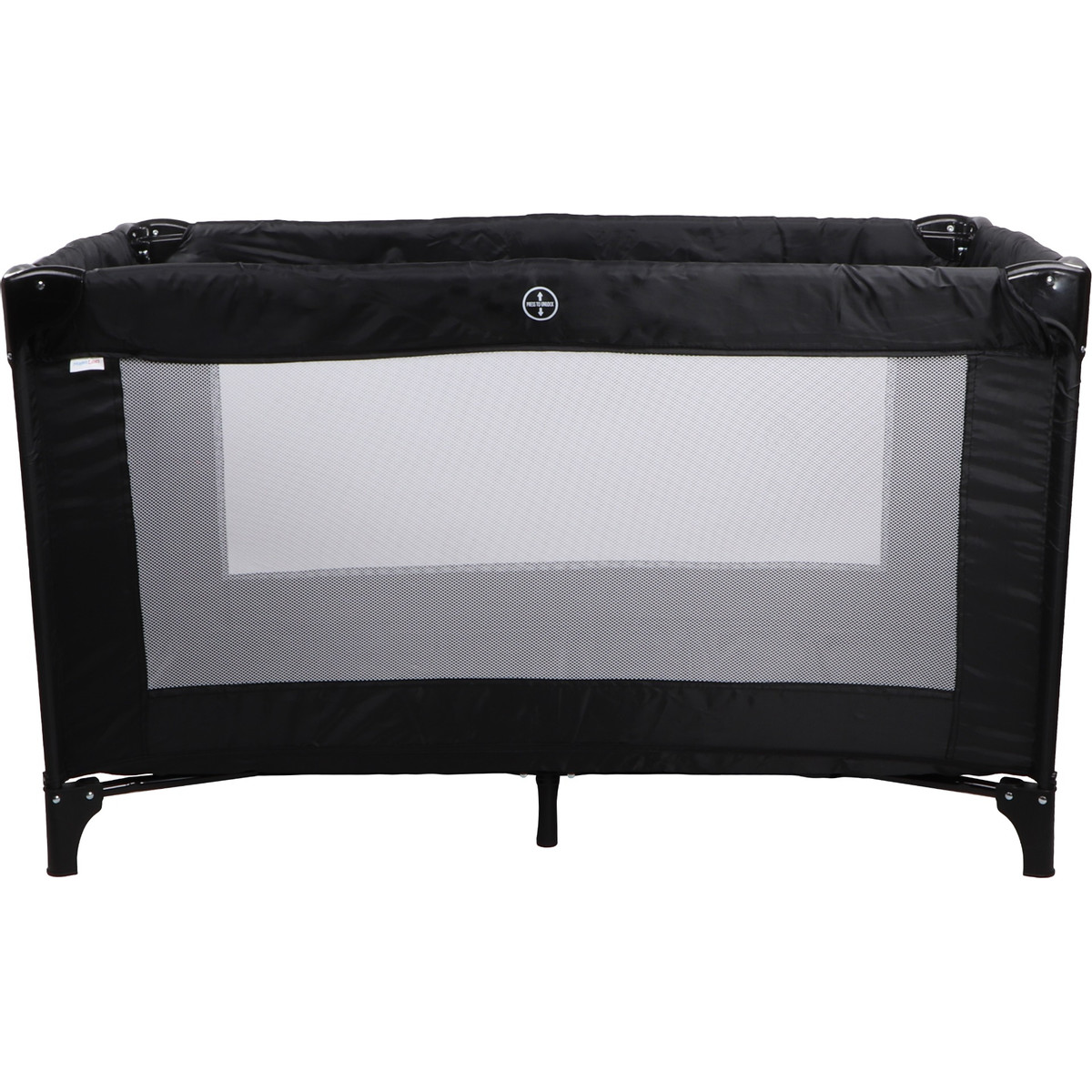 MamaLoes Mex Zwart Hoog Campingbed