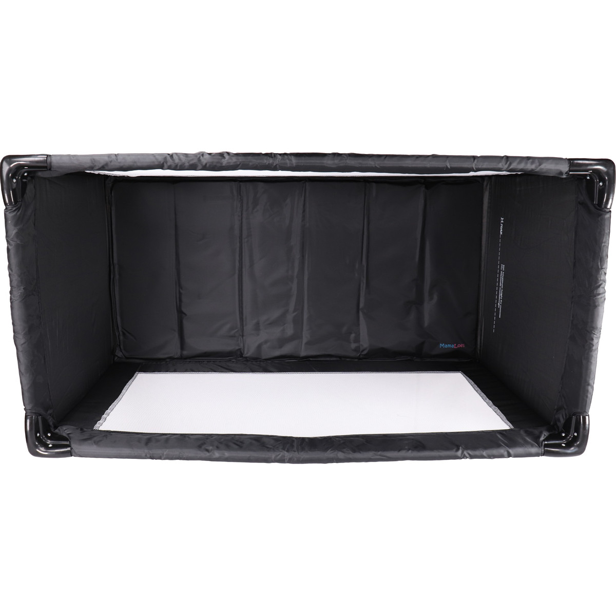 MamaLoes Mex Zwart Hoog Campingbed