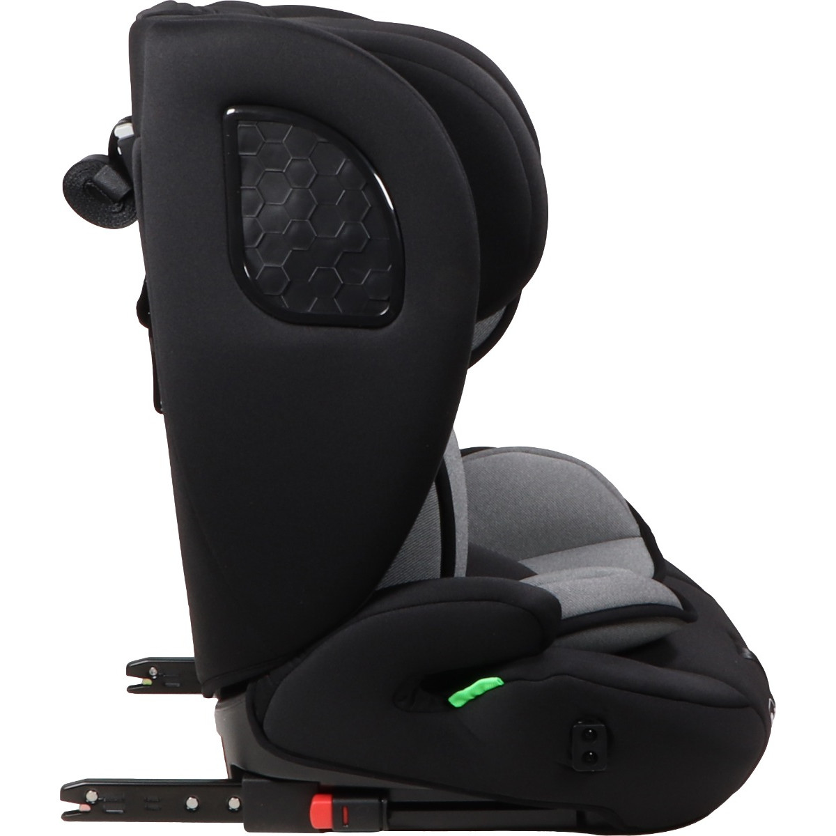 MamaLoes Mick Zwart/Grijs Isofix 76-150 cm i-Size Autostoel