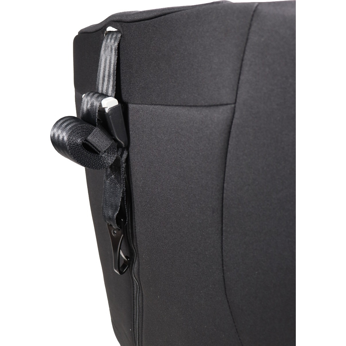 MamaLoes Mick Zwart/Grijs Isofix 76-150 cm i-Size Autostoel