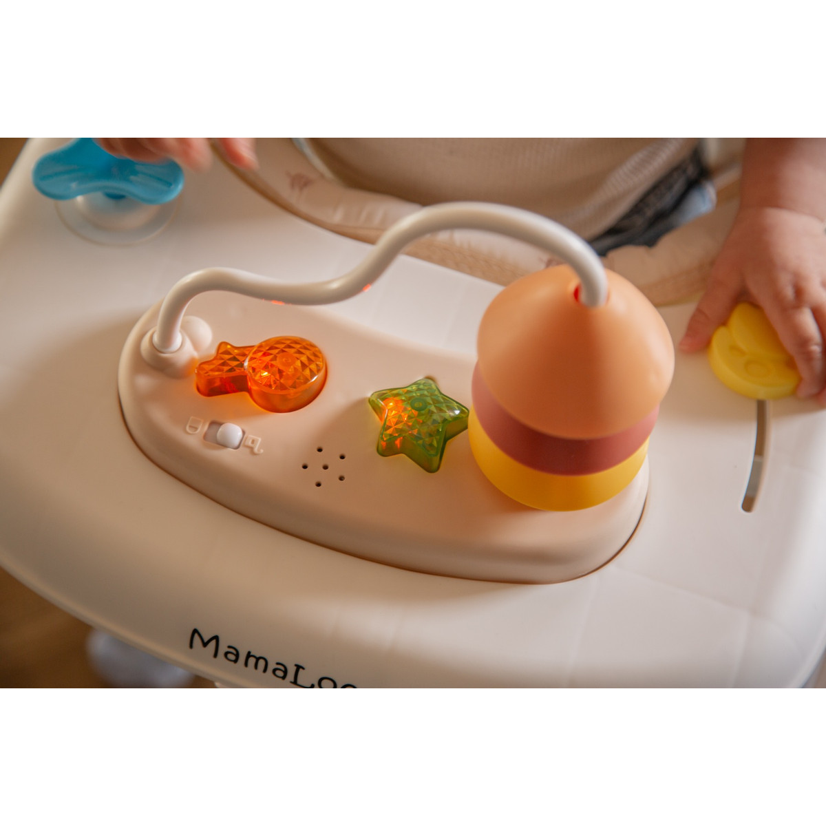 MamaLoes Mikko Beige Baby Walker Loopstoel