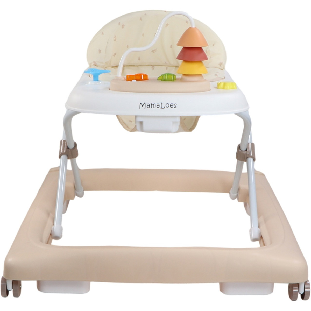 MamaLoes Mikko Beige Baby Walker Loopstoel