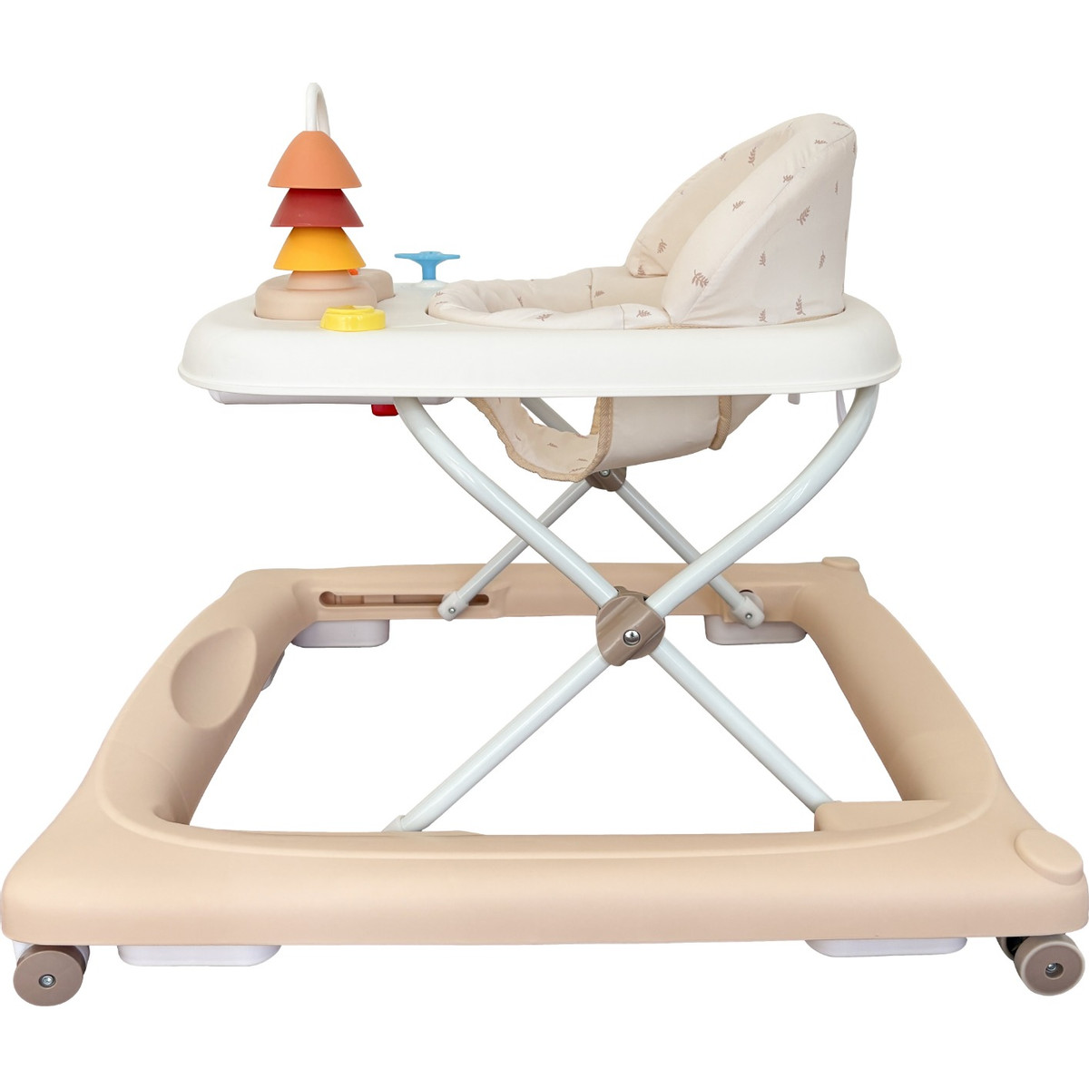 MamaLoes Mikko Beige Baby Walker Loopstoel