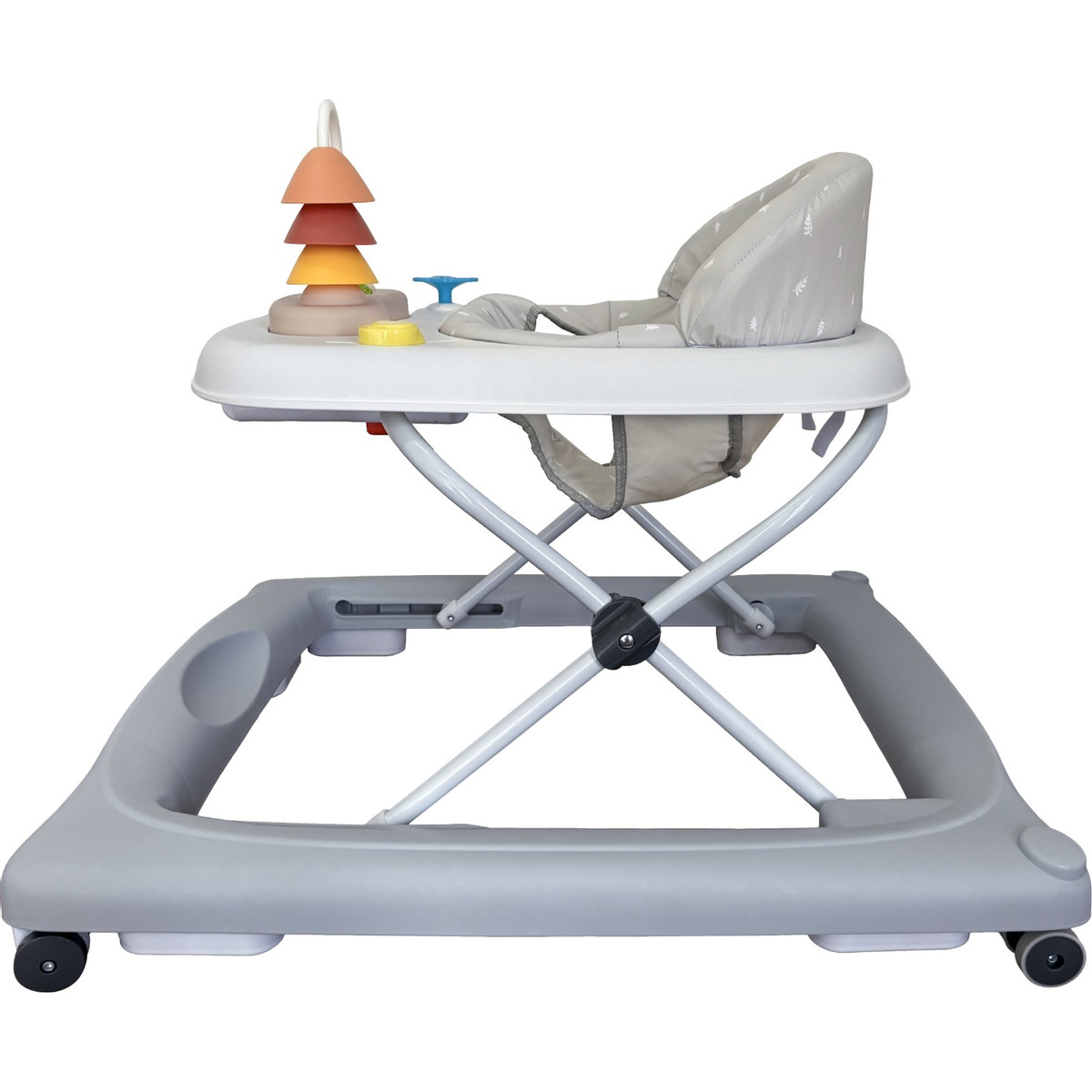 MamaLoes Mikko Grijs Baby Walker Loopstoel