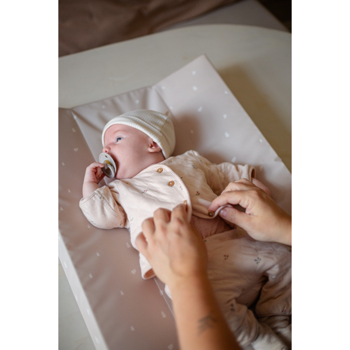 MamaLoes Natuur Nougat Aankleedkussen