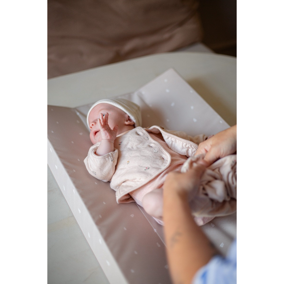 MamaLoes Natuur Nougat Aankleedkussen