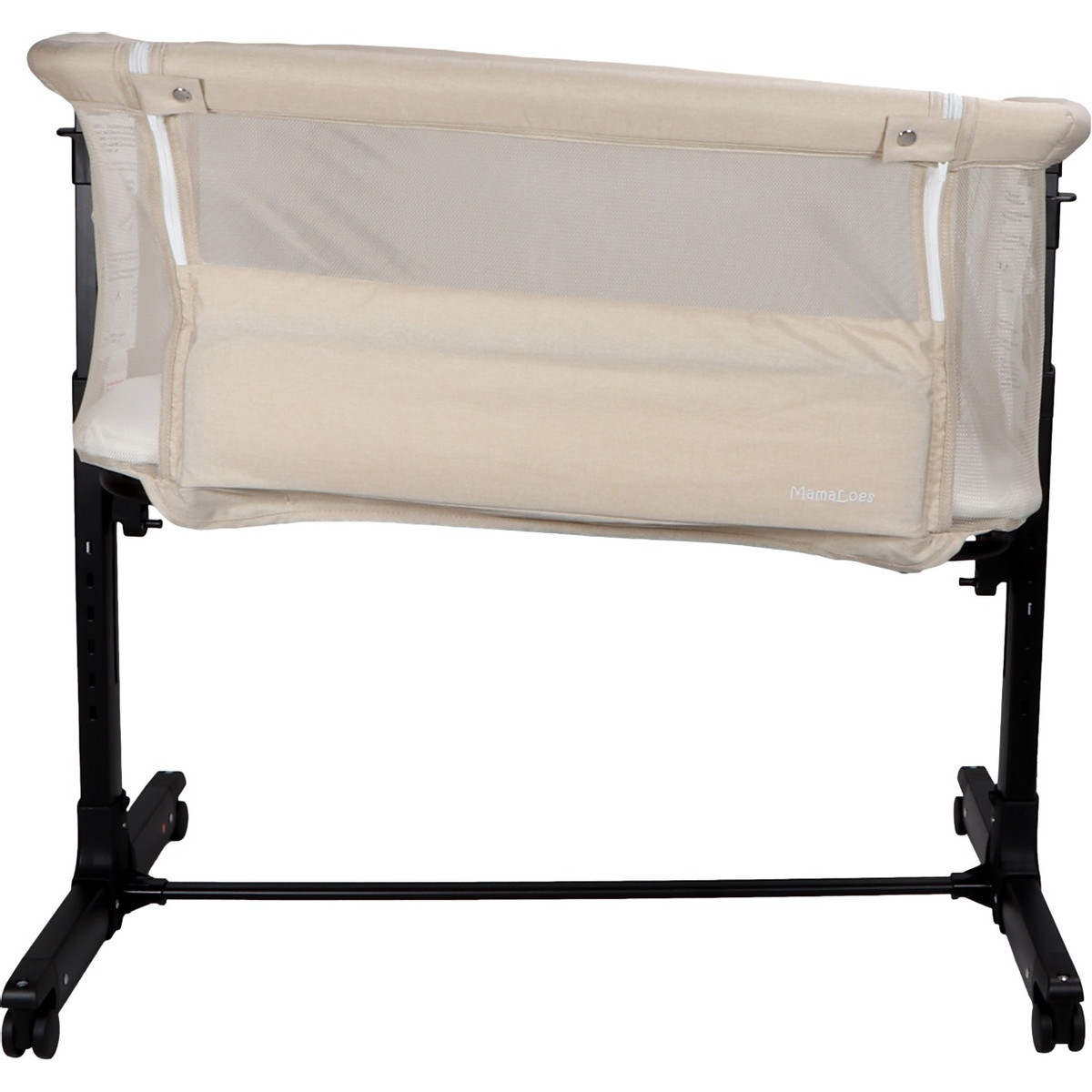 MamaLoes Noé Beige Co-Sleeper Wieg aan Bed