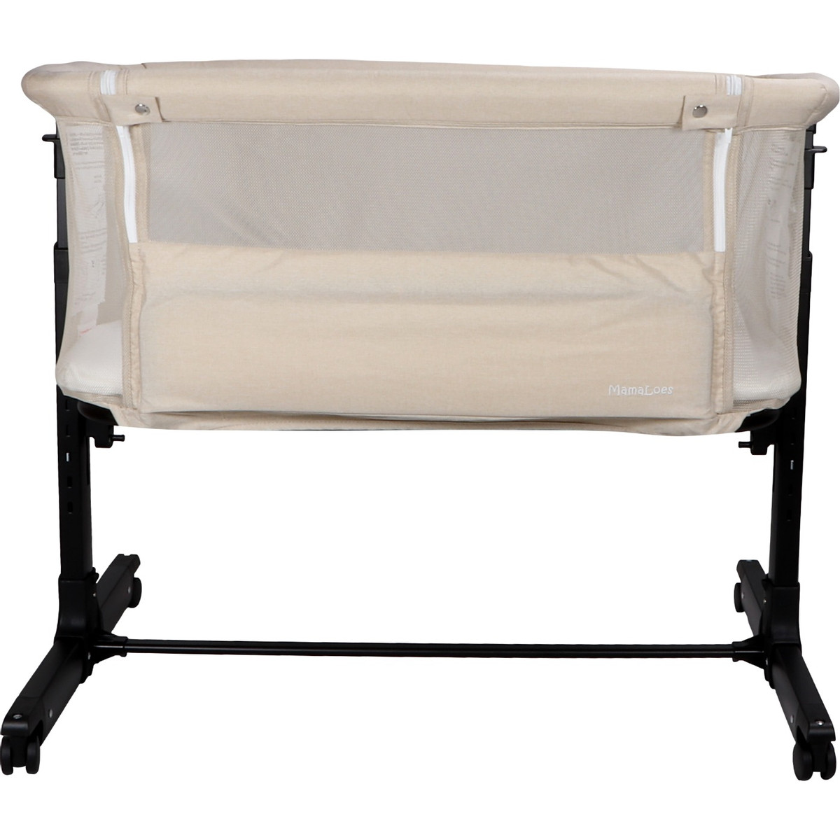 MamaLoes Noé Beige Co-Sleeper Wieg aan Bed