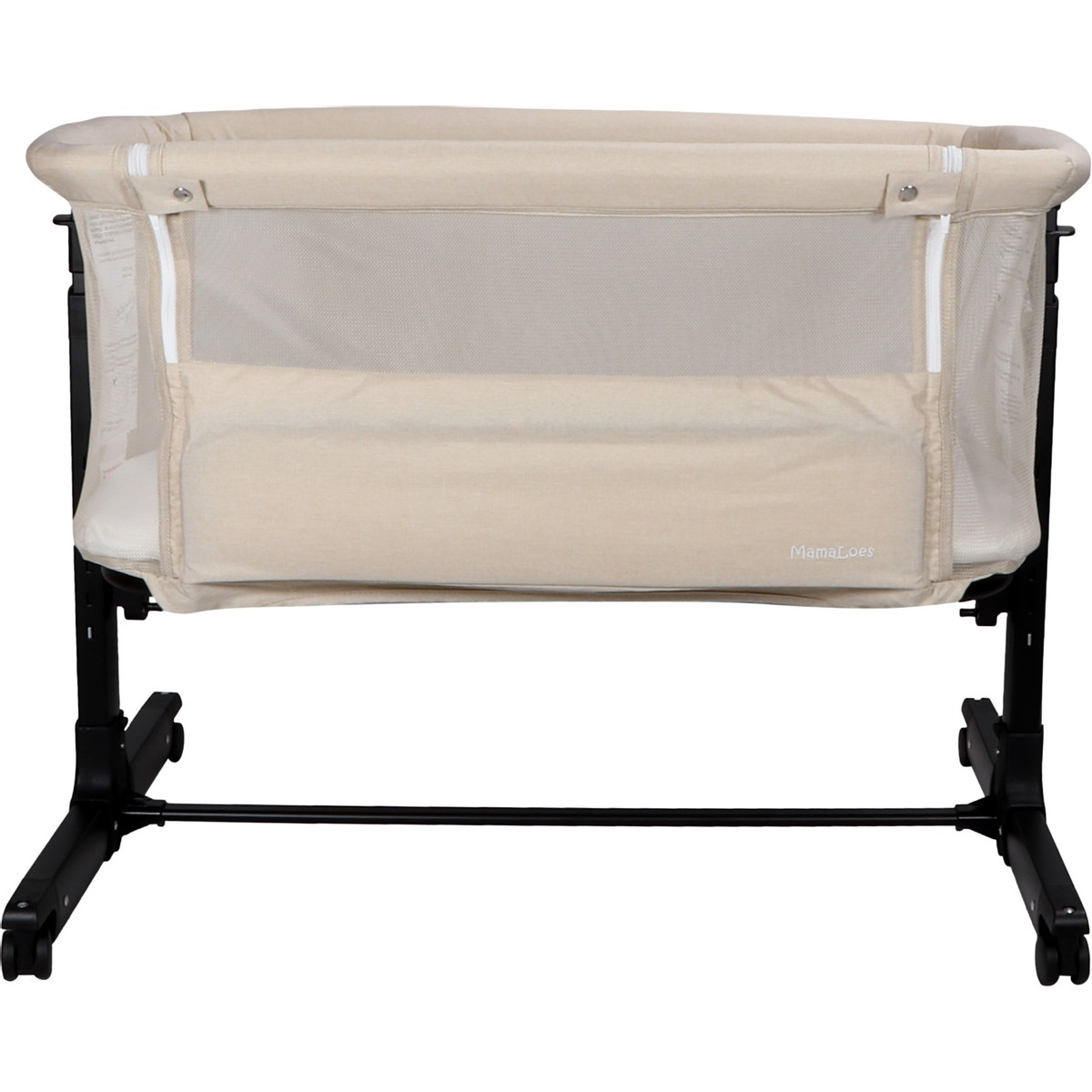 MamaLoes Noé Beige Co-Sleeper Wieg aan Bed