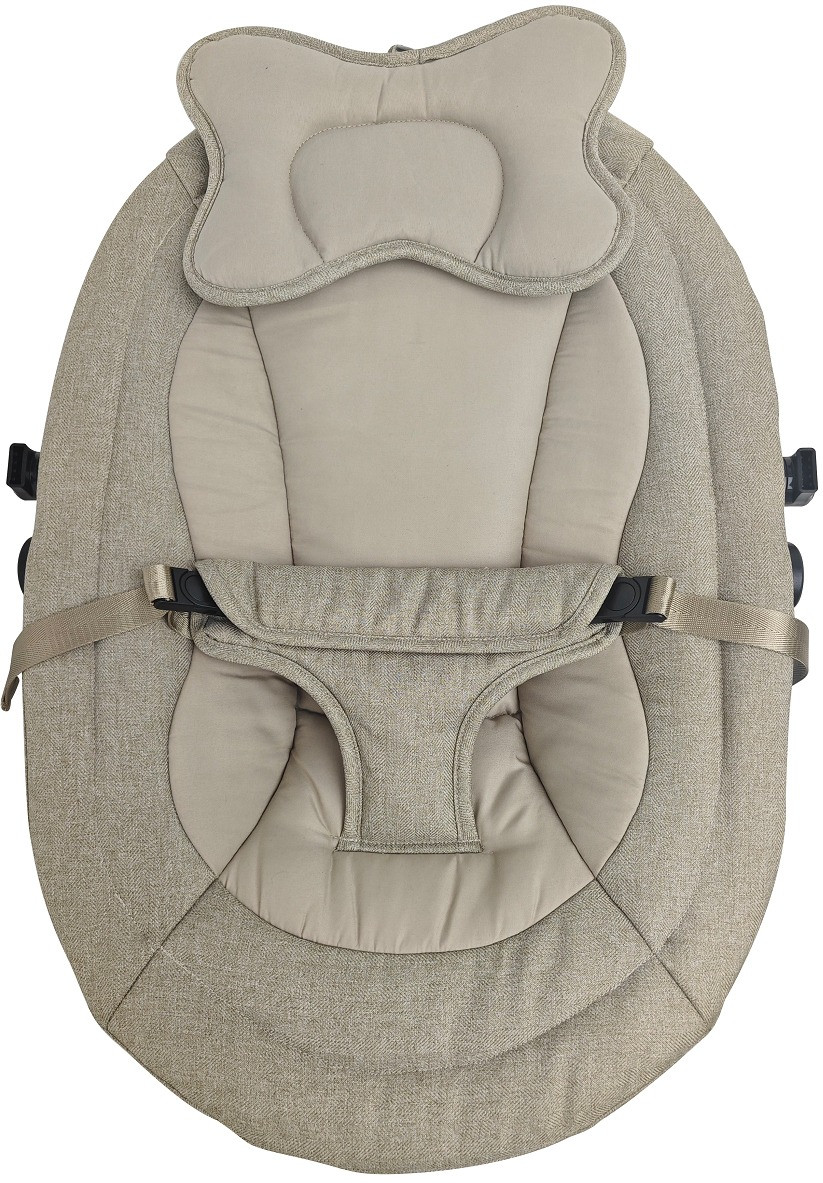 MamaLoes Nola Beige Deluxe Elektrische Babyschommel