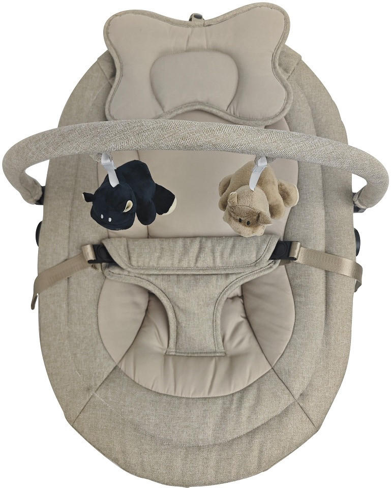 MamaLoes Nola Beige Deluxe Elektrische Babyschommel