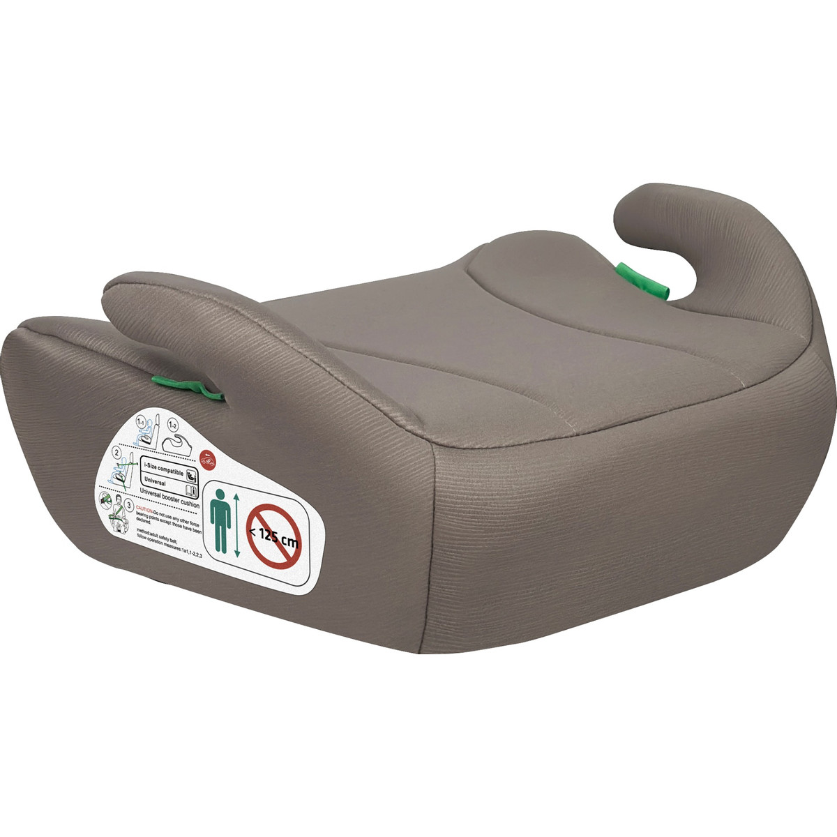 MamaLoes Noor Taupe 125-150 cm i-Size Booster - Set van 2