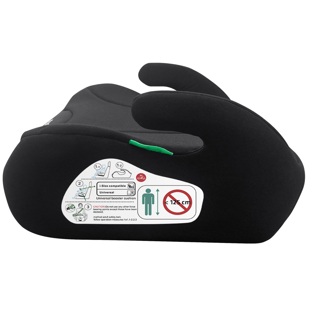 MamaLoes Noor Zwart 125-150 cm i-Size Booster