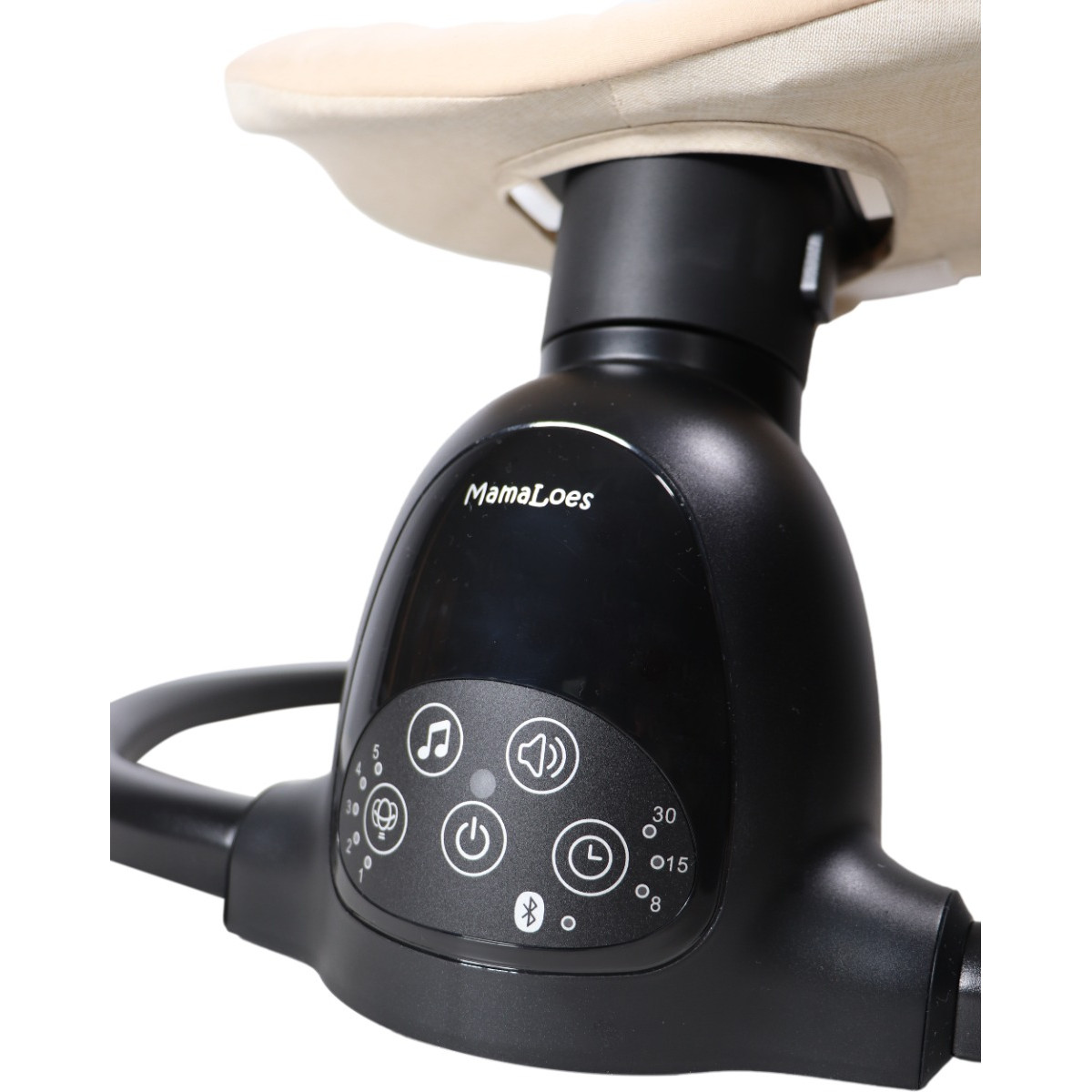 MamaLoes Noud Beige Elektrische Babyschommel