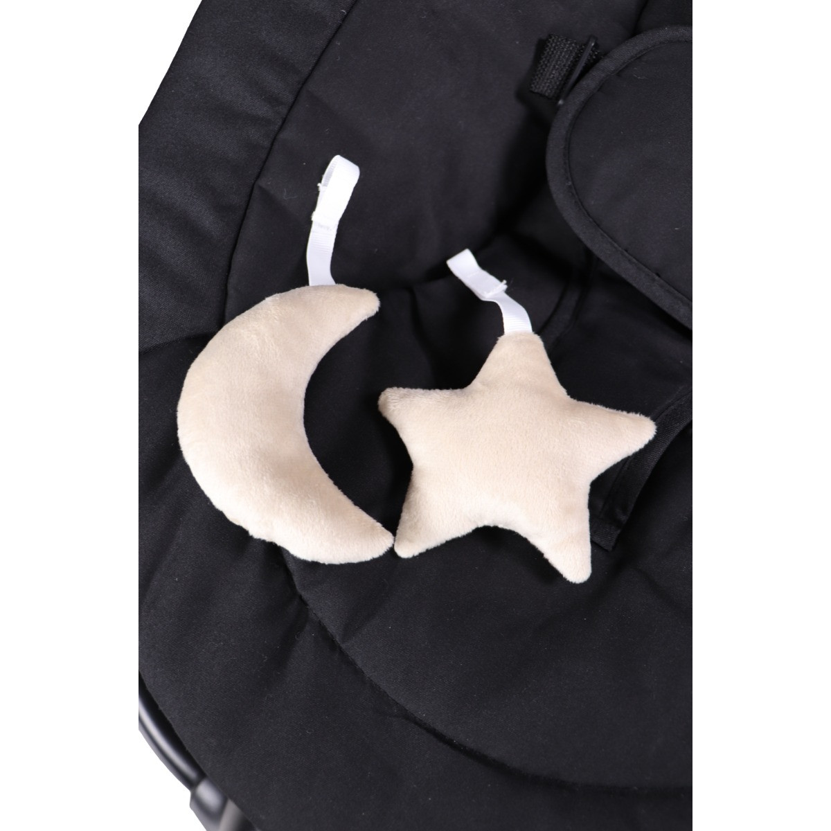 MamaLoes Noud Zwart Elektrische Babyschommel