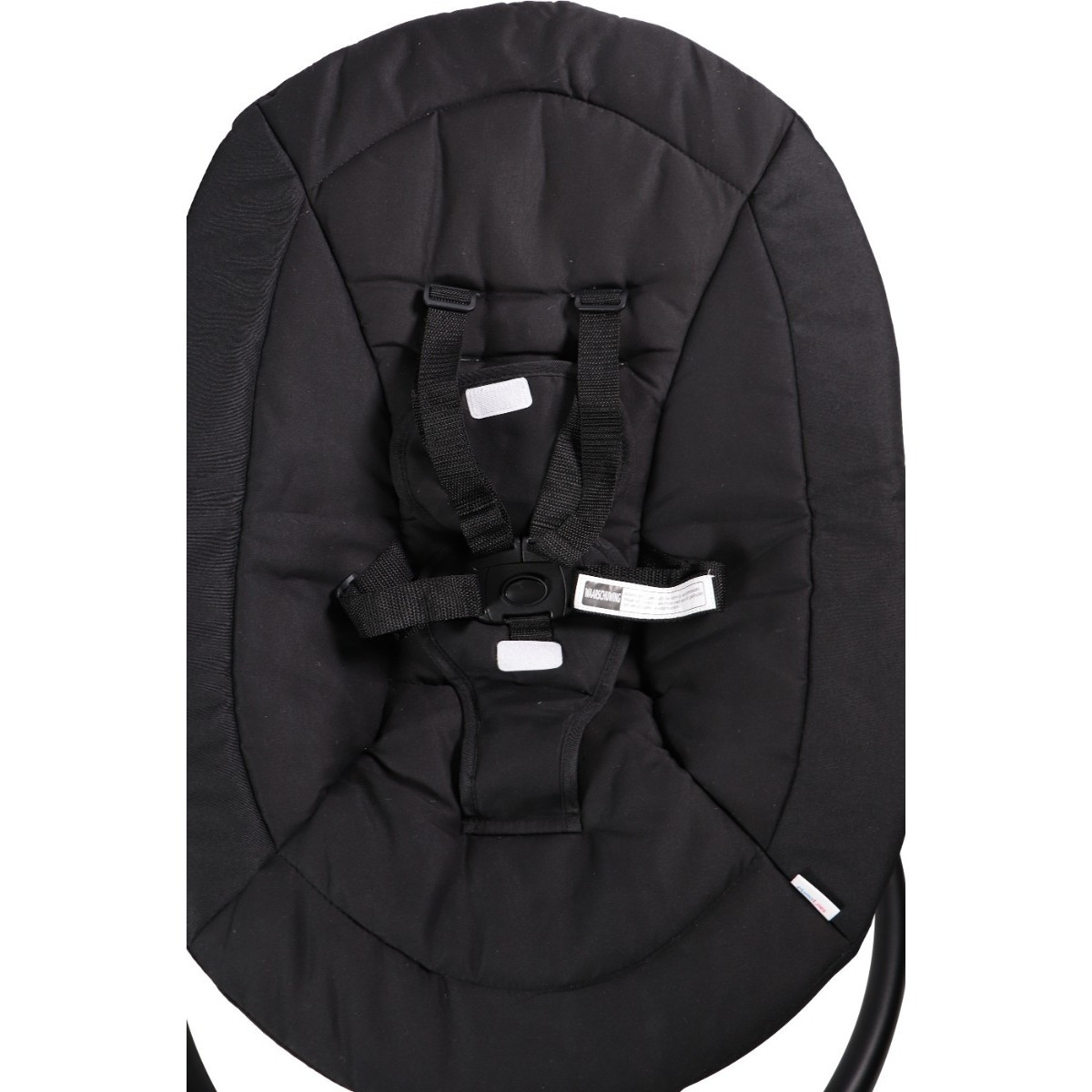 Set MamaLoes Bodi Nougat/Zwart: Kinderwagen, Autostoel, Base, Wieg, Schommel & Stoel