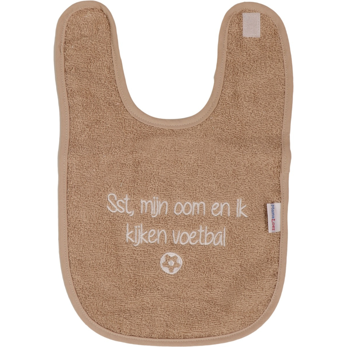 MamaLoes Nougat ''Sst, Mijn Oom en Ik Kijken Voetbal'' Tekst Slab