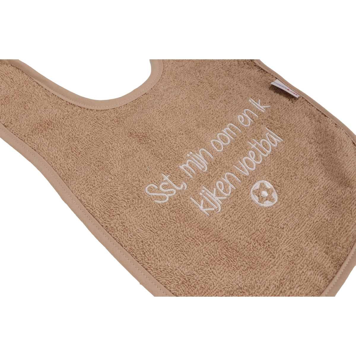 MamaLoes Nougat ''Sst, Mijn Oom en Ik Kijken Voetbal'' Tekst Slab