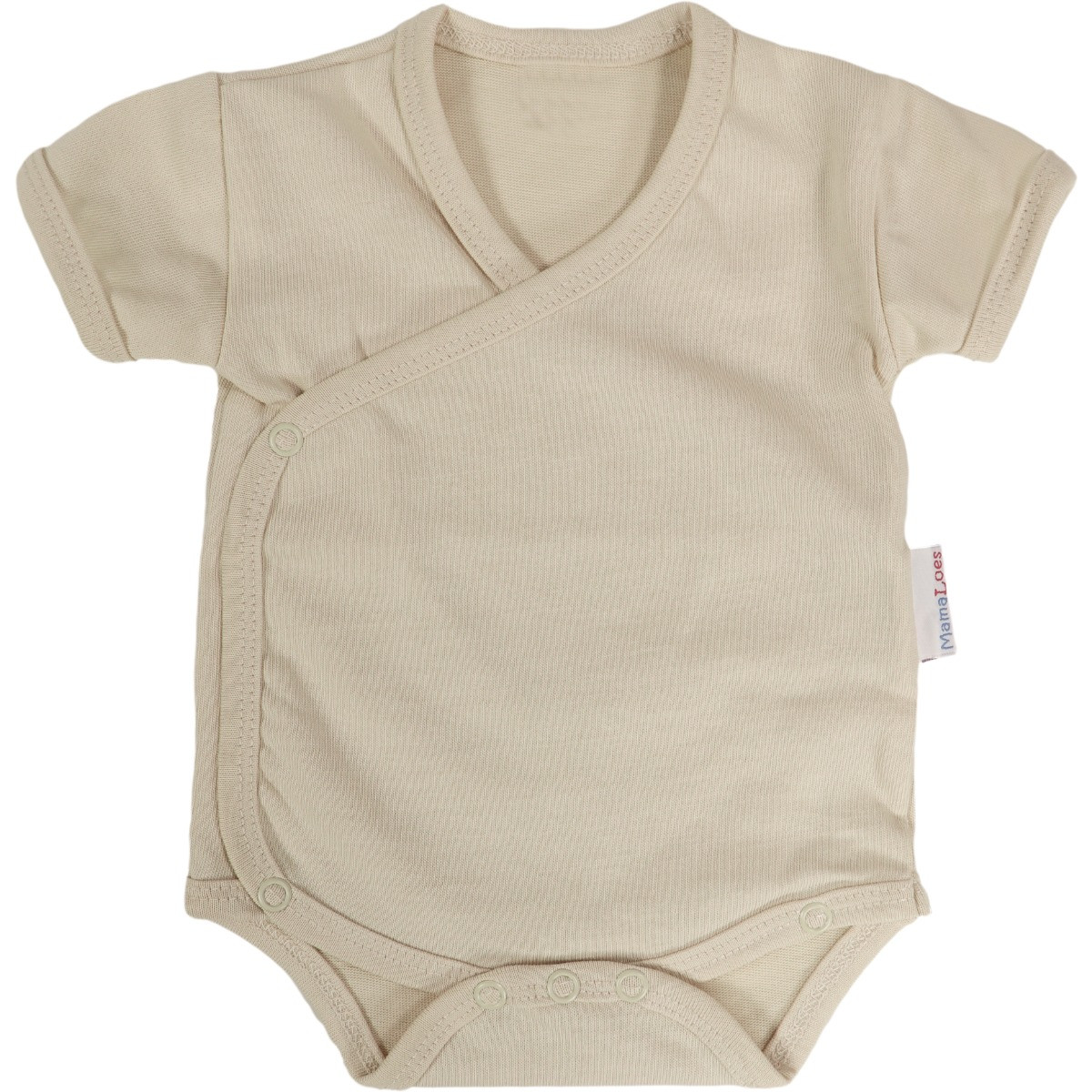 MamaLoes Oat Maat 68 Korte Mouw Overslag Romper