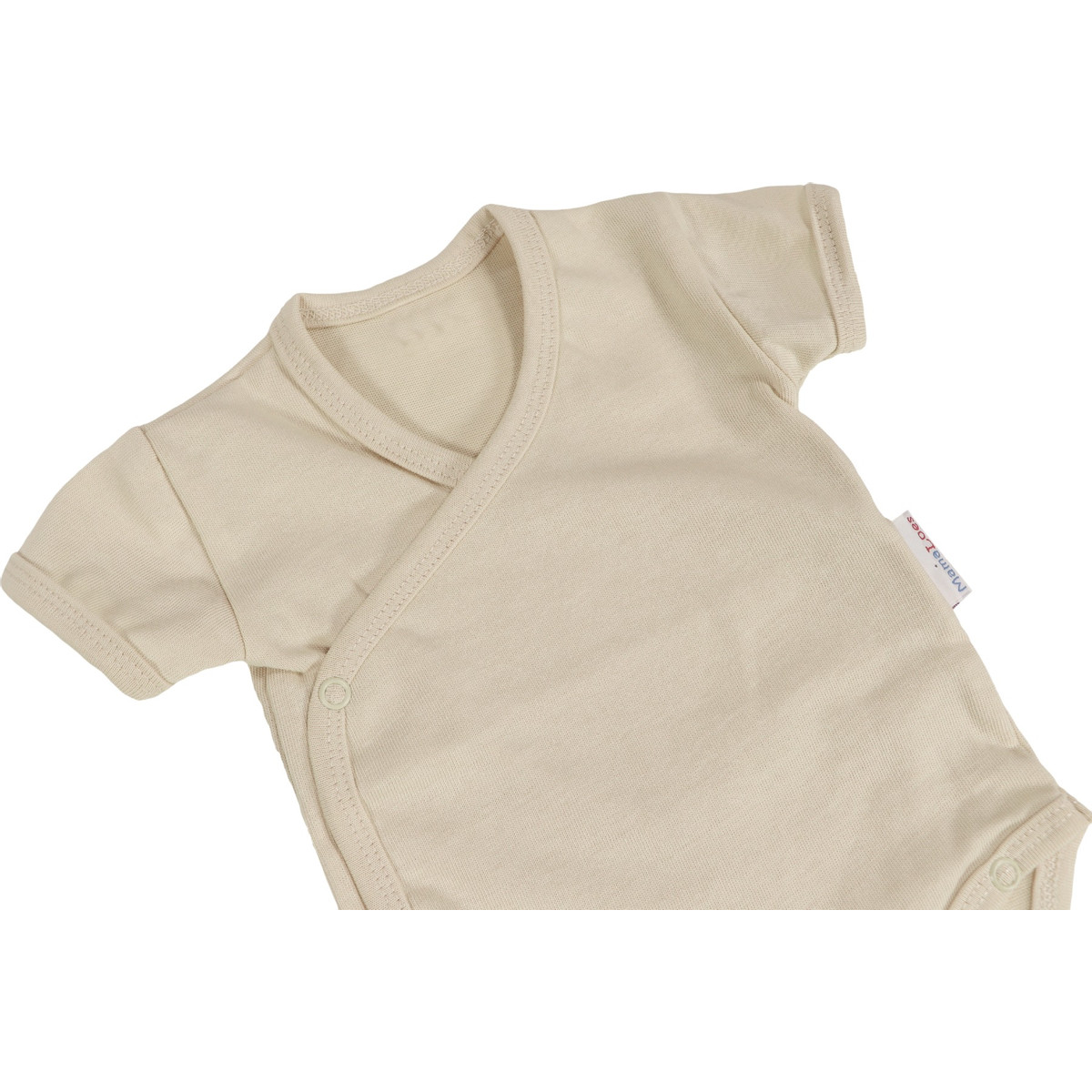 MamaLoes Oat Maat 68 Korte Mouw Overslag Romper