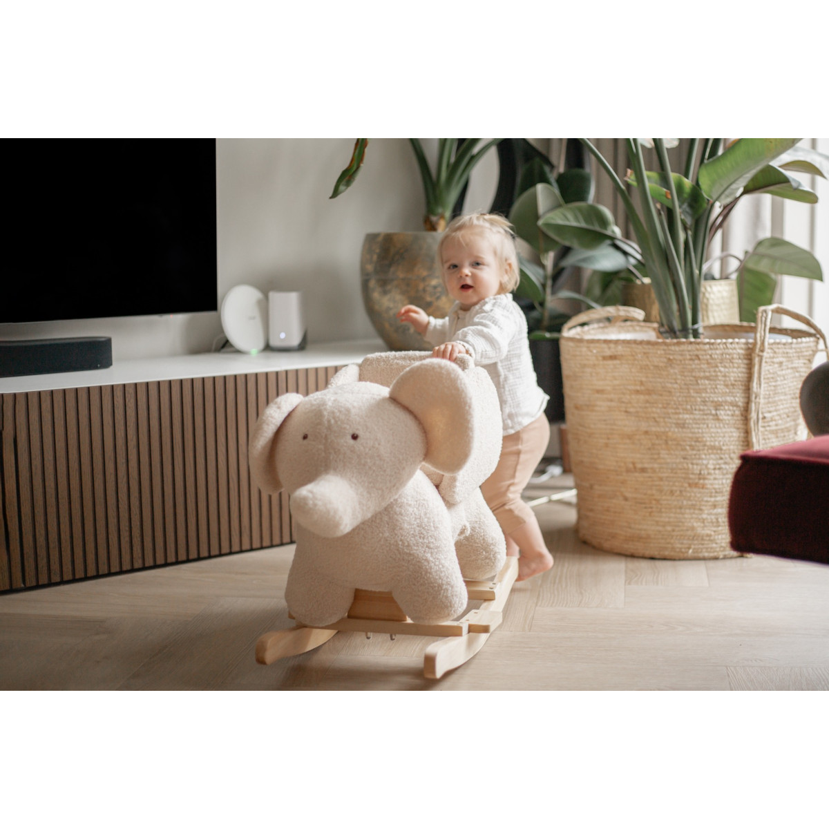 MamaLoes Olifant Olivier Bouclé Hobbeldier