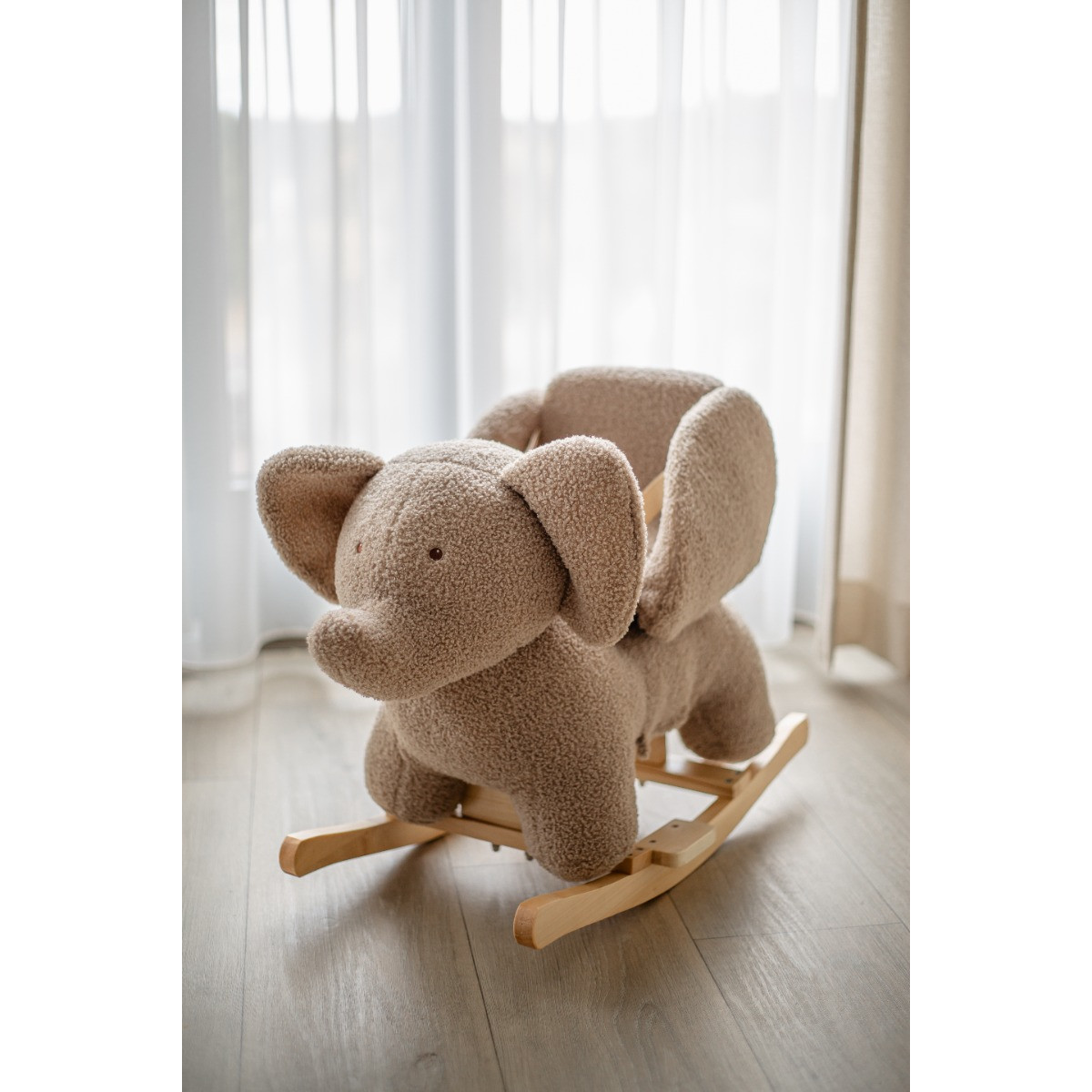MamaLoes Olifant Olivier Taupe Bouclé Hobbeldier
