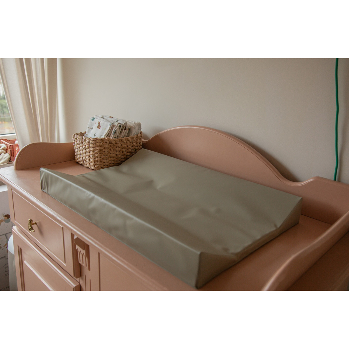 MamaLoes Olijf Aankleedkussen