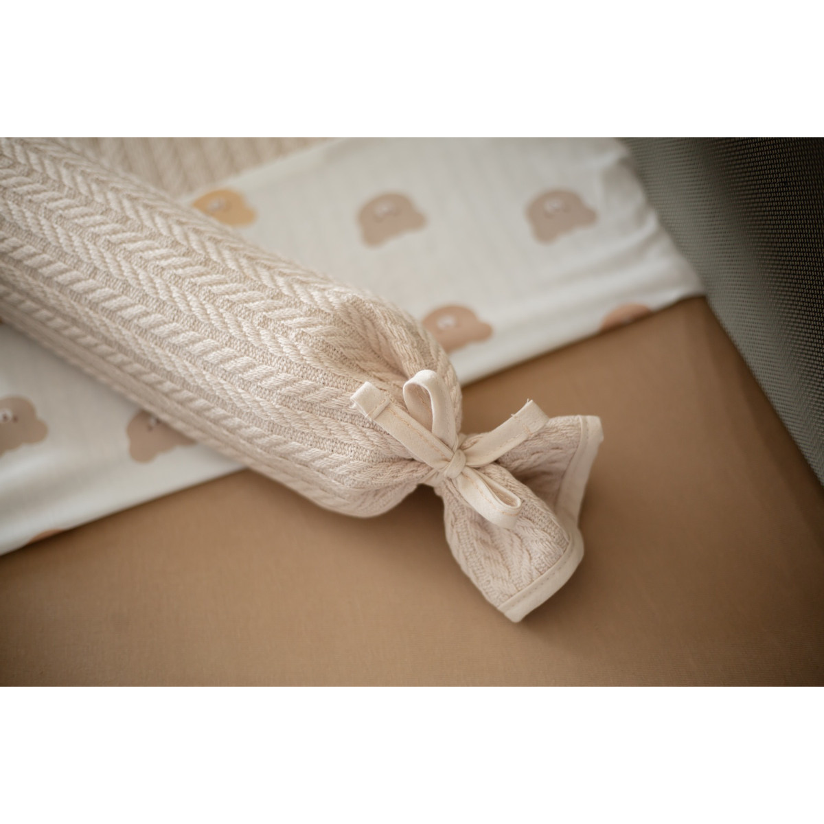 MamaLoes Oudroze Knitted Kruikenzak