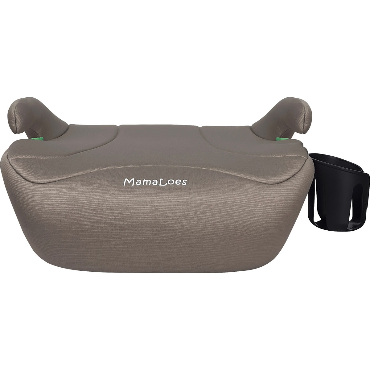 MamaLoes Pip Taupe Isofix 125-150 cm i-Size Booster - Set van 2