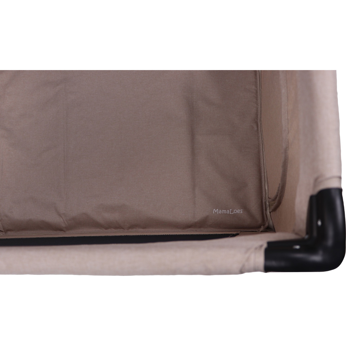 MamaLoes Raff Taupe Deluxe Campingbed incl. Aankleedvlak