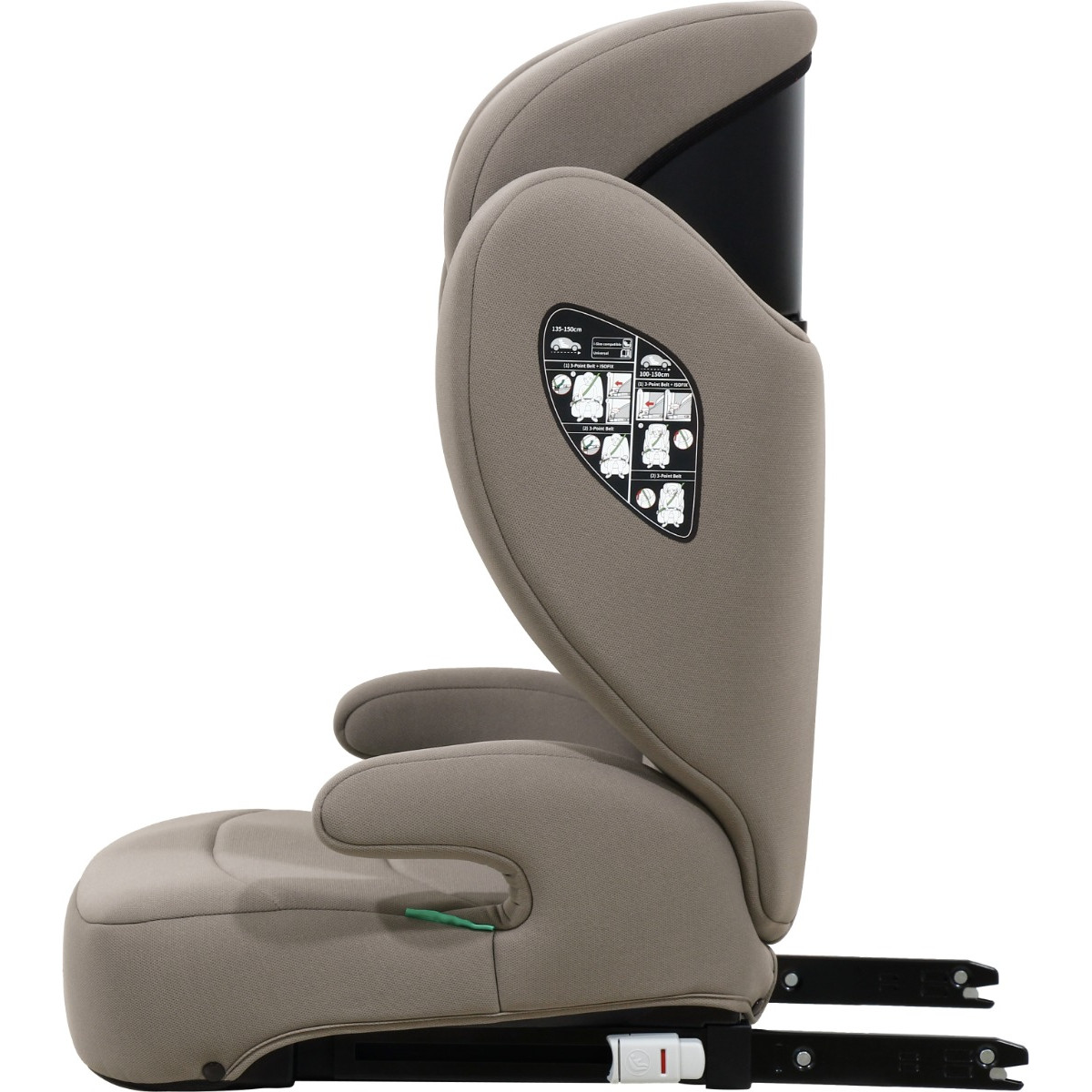 MamaLoes Rio Taupe Isofix 100-150 cm i-Size Autostoel