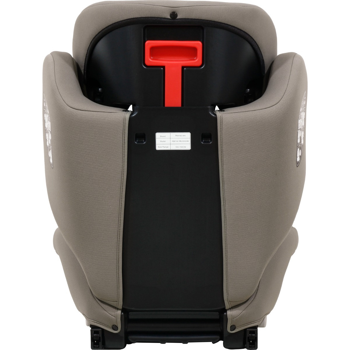 MamaLoes Rio Taupe Isofix 100-150 cm i-Size Autostoel