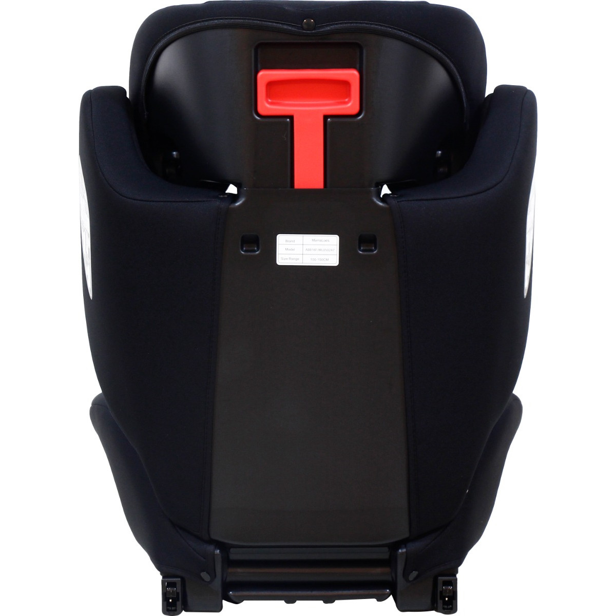 MamaLoes Rio Zwart Isofix 100-150 cm i-Size Autostoel - Set van 2