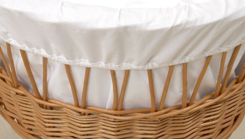 MamaLoes Rotan Naturel Baby Wiegje