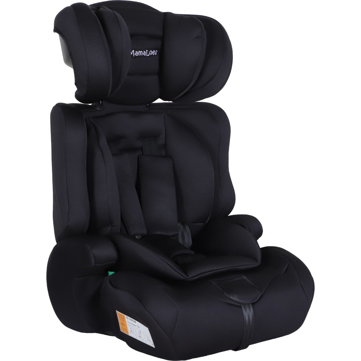 MamaLoes Saar Zwart 76-150 cm i-Size Autostoel